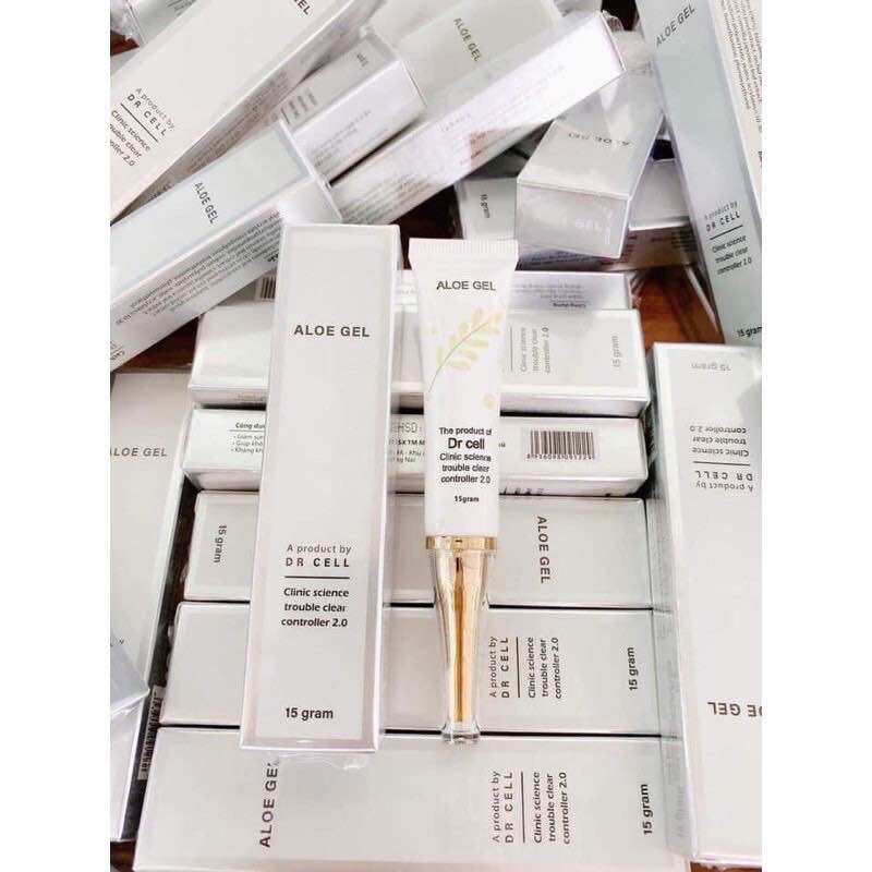 Gel nha đam dr cell hỗ trợ sạch mụn mũ, mụn bọc, sưng viêm