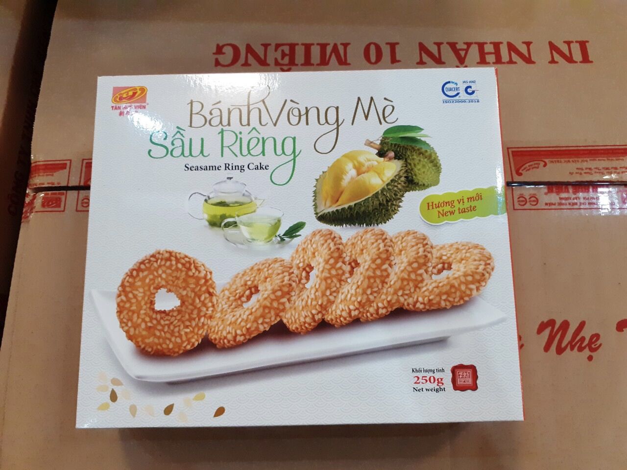 Bánh vòng mè sầu riêng Tân Huê Viên