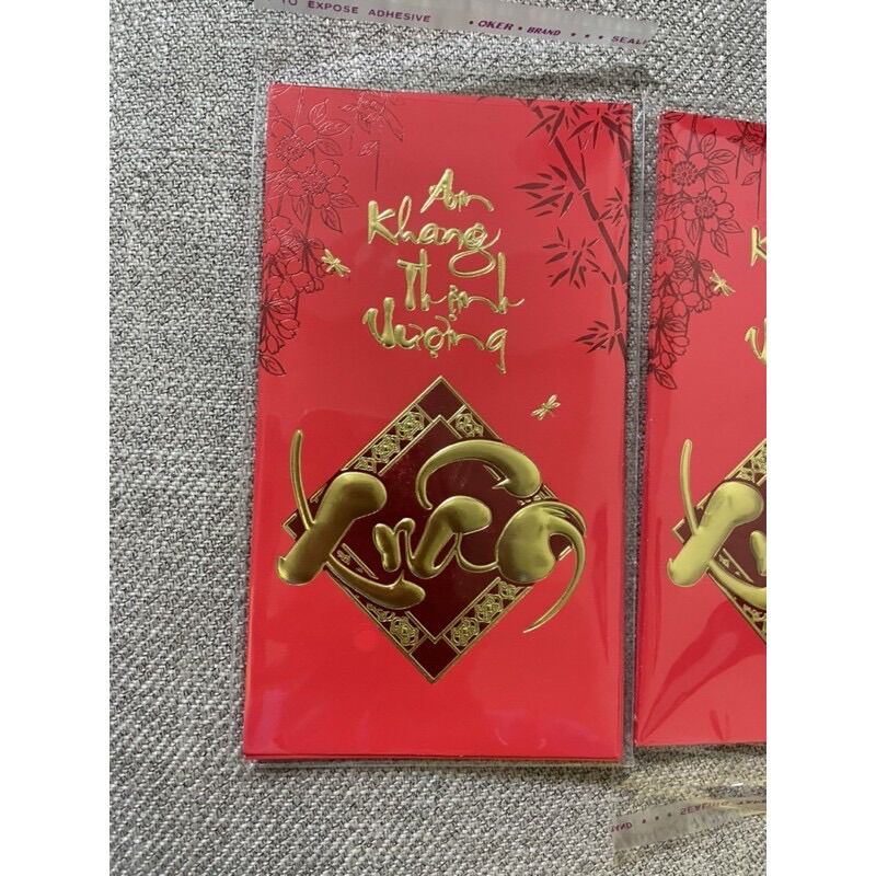 [HCM]Bao lì xì 1 xấp 6 cái (combo 10 xấp 60 cái)