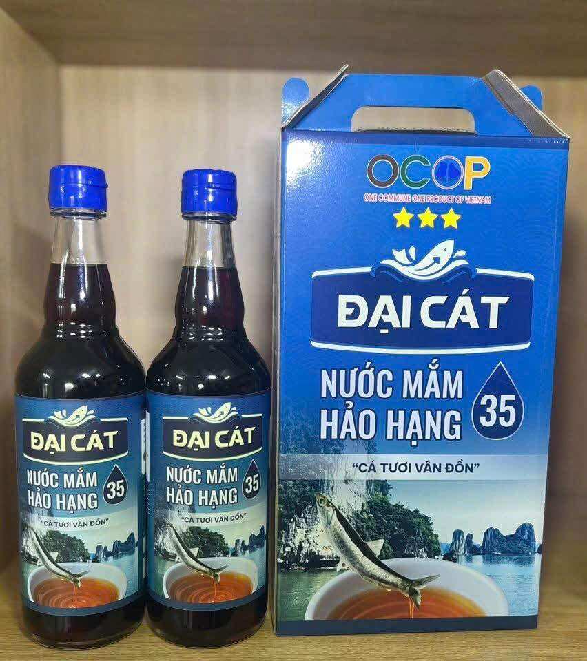 Nước mắm hảo hạng Đại Cát chai 500 ml
