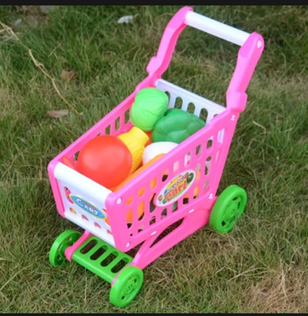 Ct_ xe đẩy siêu thị chở trái cây đồ chơi - ảnh sản phẩm 7