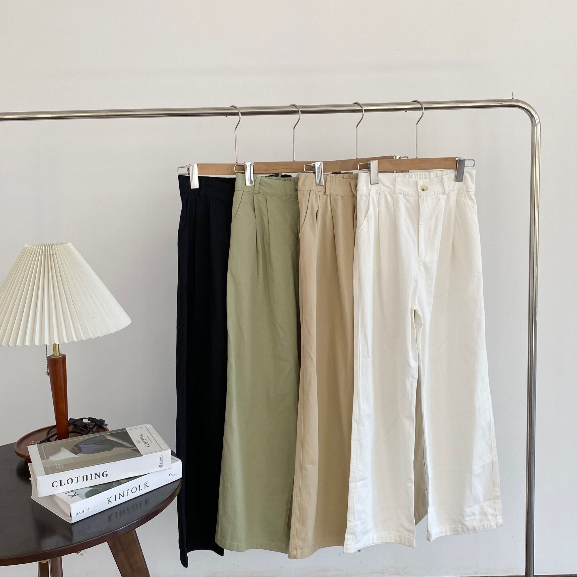 QUẦN SUÔNG KAKI CHUN SAU | lim.studio