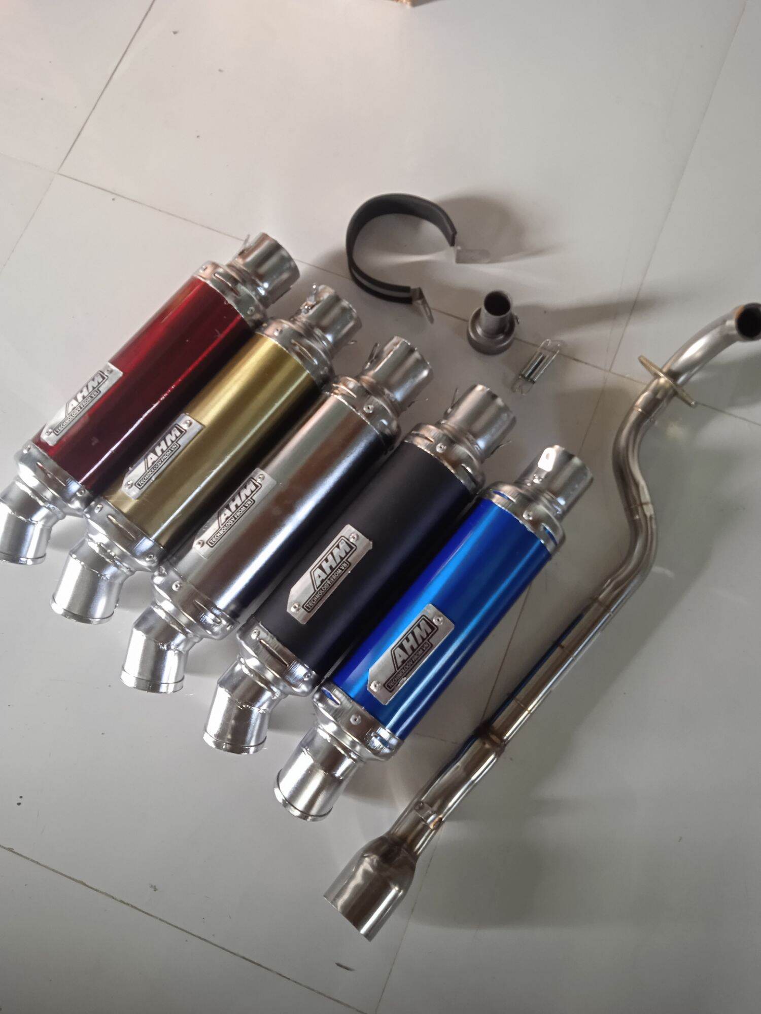 Pô Ahm Full Cổ Inox Wave A110 Wave S Rsx Blade Future Neo Future X...TẶNG KÈM TIÊU PÔ PÁT TREO PÔ LÒ