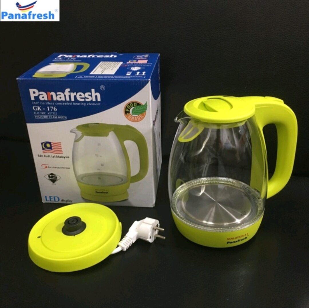 Bình đun siêu tốc thủy tinh Panafresh GS-176