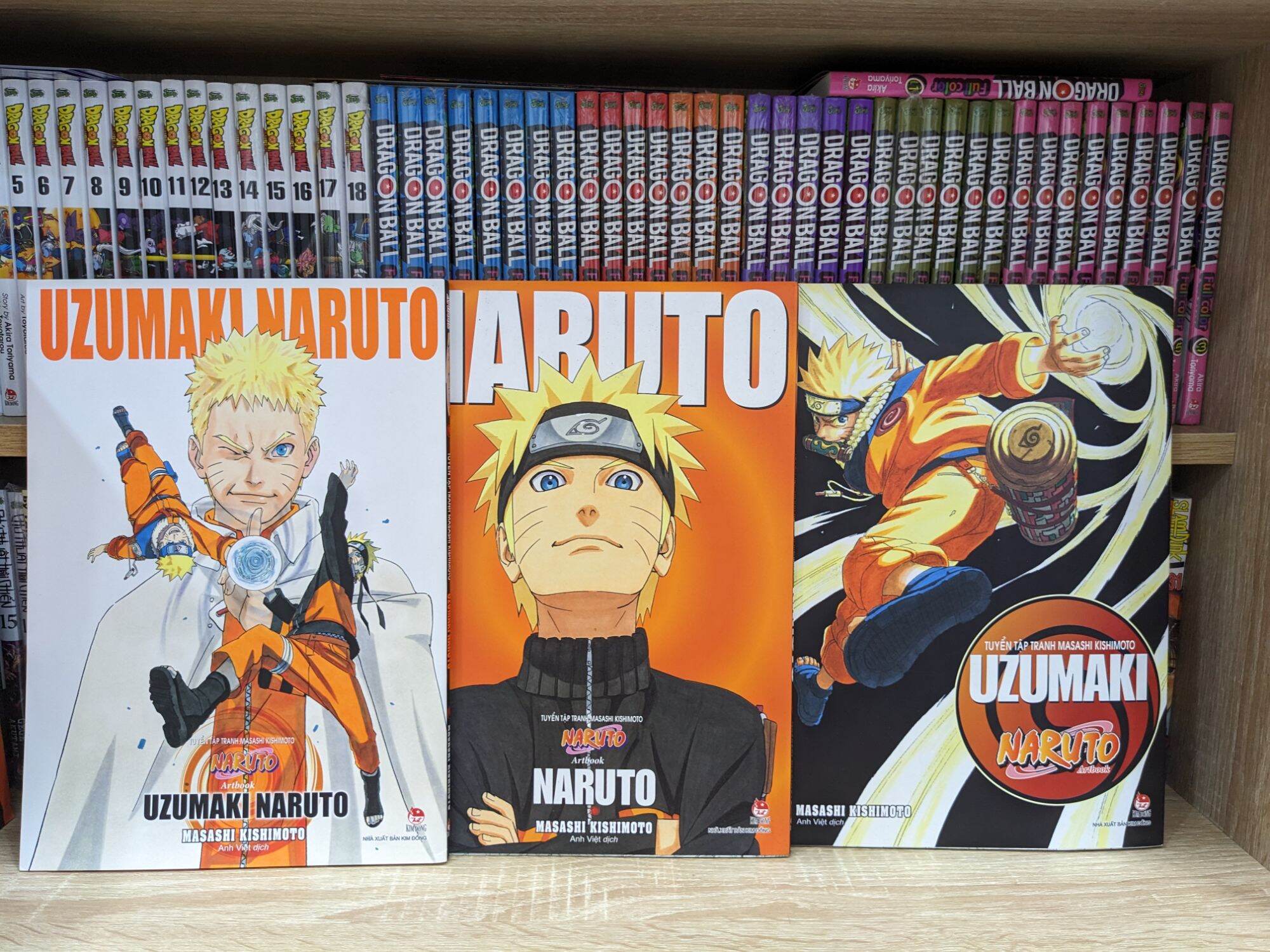Artbook Naruto 1-2-3 nguyên seal