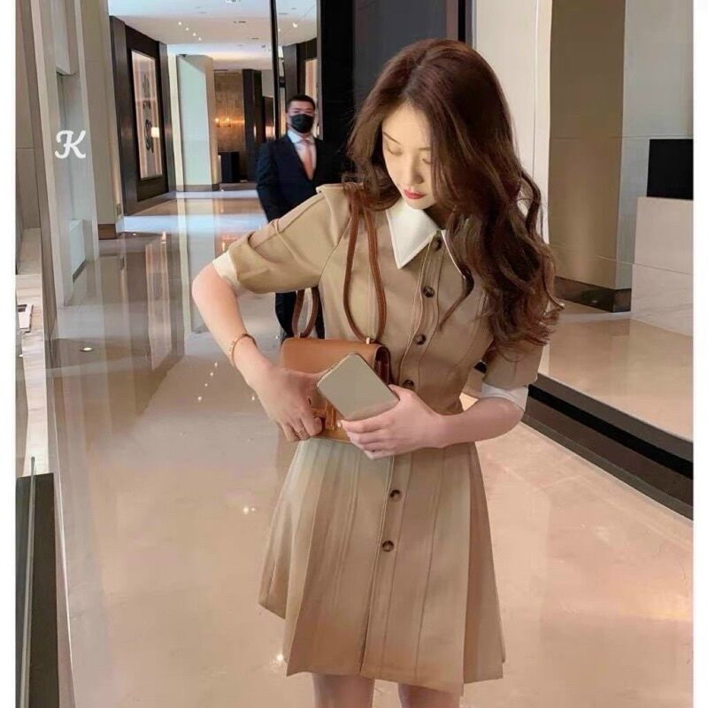 ĐẦM SƠ MI XÈO TAY LỠ