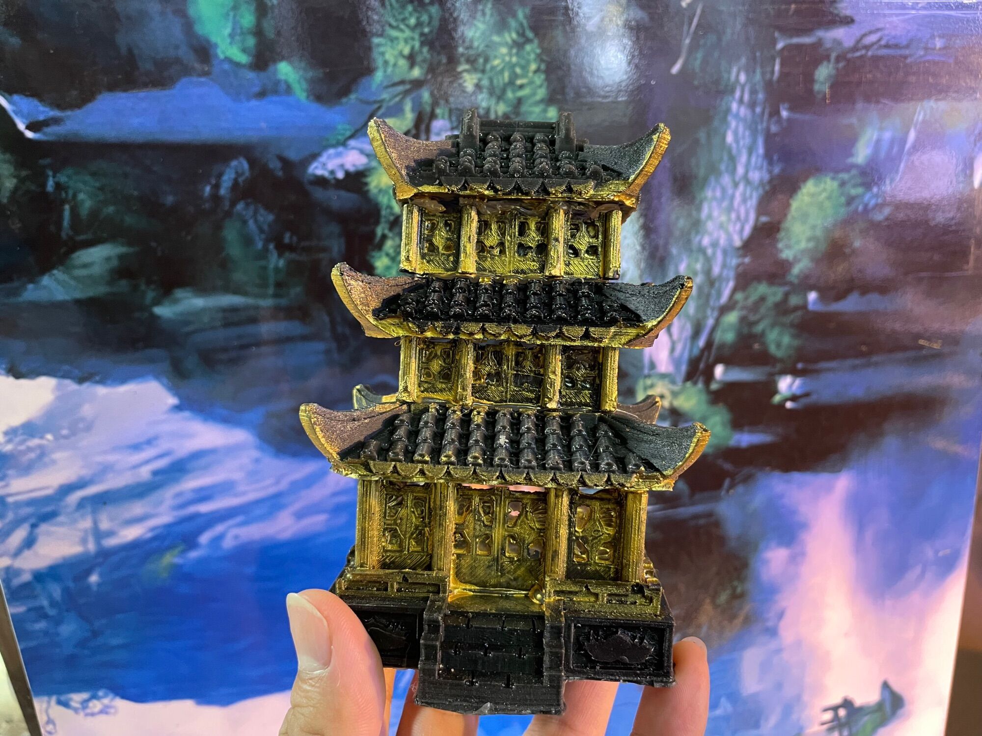 Tháp tiểu cảnh - trang trí non bộ, bán cạn, bonsai
