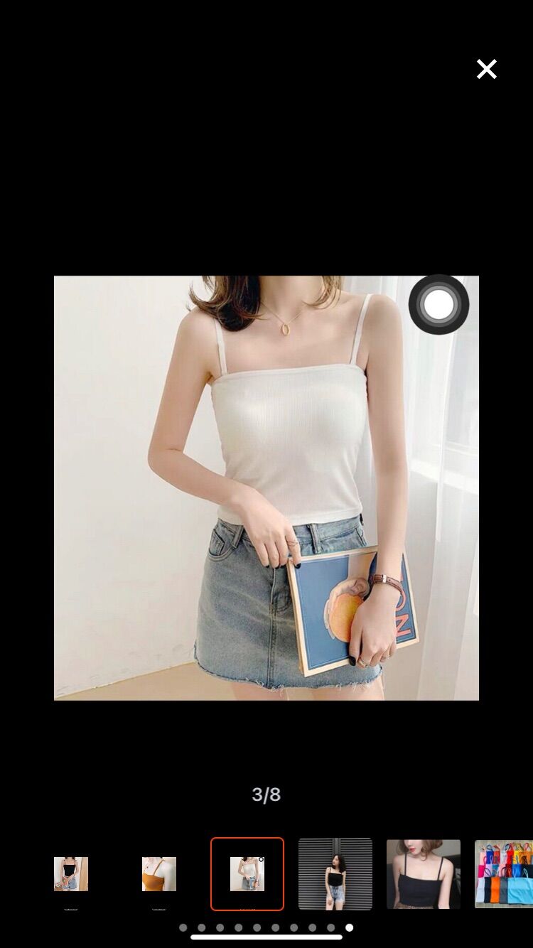 Áo 2 dây ngang hot trend