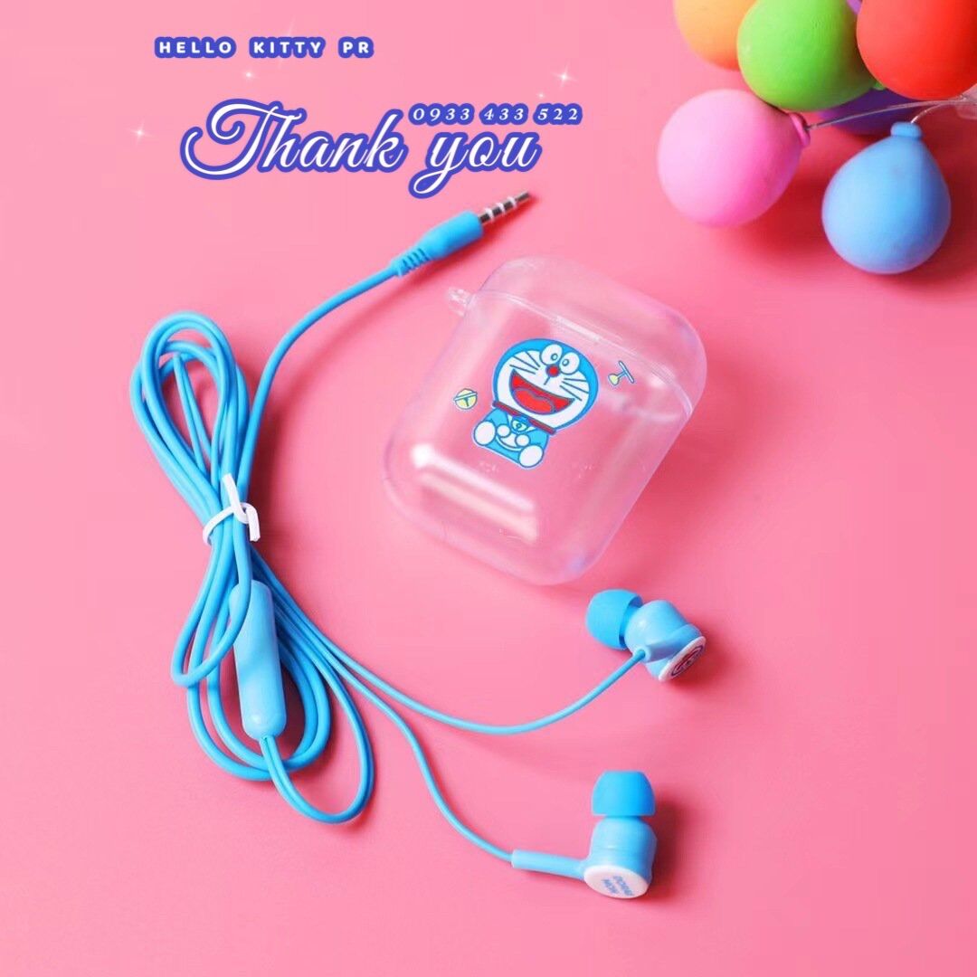 Tai nghe có micro Hello Kitty - Doremon Doraemon