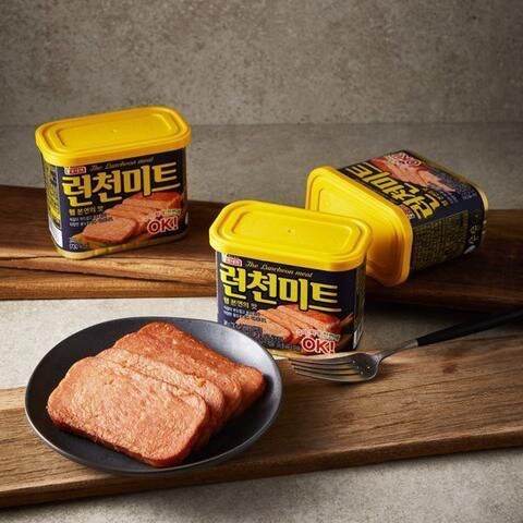 Thịt hộp Hàn Quốc Lotte OK dự trữ ăn cũng ok nha khách ơi Lốc 4hôp 280k Lẻ