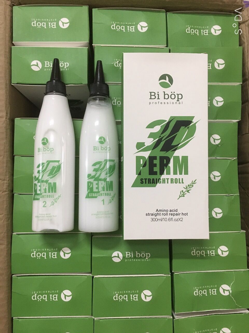 Uốn lạnh Bibop 3D cặp 300ml x2 siêu sóng, siêu bóng tóc