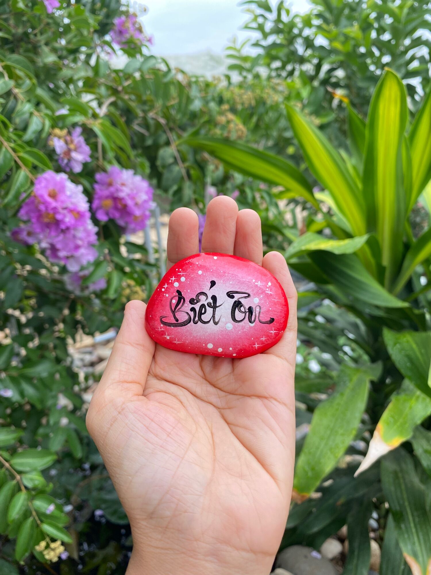 Hòn đá biết ơn 7 tông màu