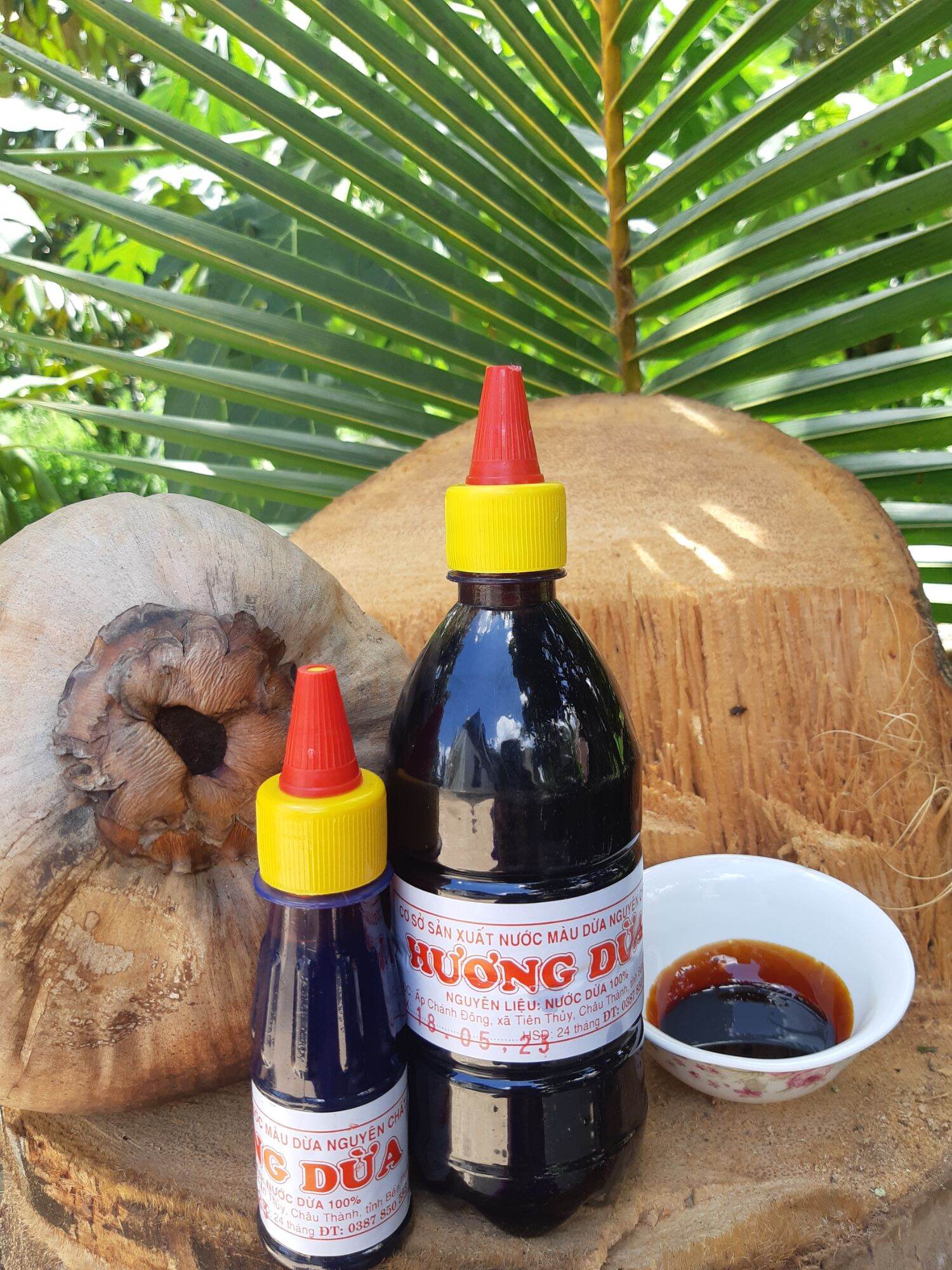 Nước màu dừa Bến Tre 100ml lò trên 30 năm