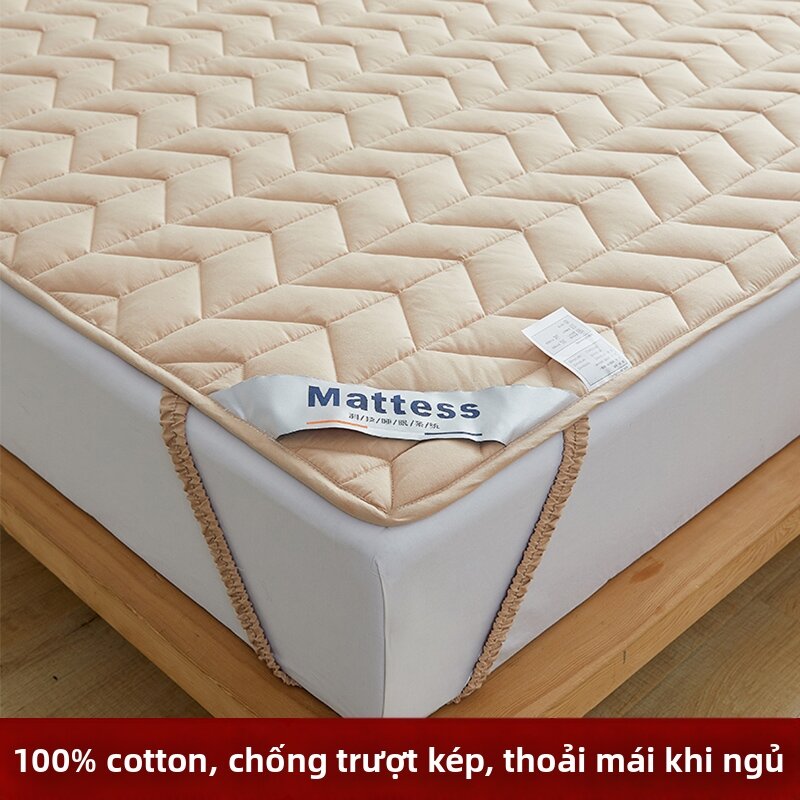 Pure Cotton Slip-resistant All-season Mattress Pad Giá  2,663,000 Đồng*Miễn phí vận chuyển