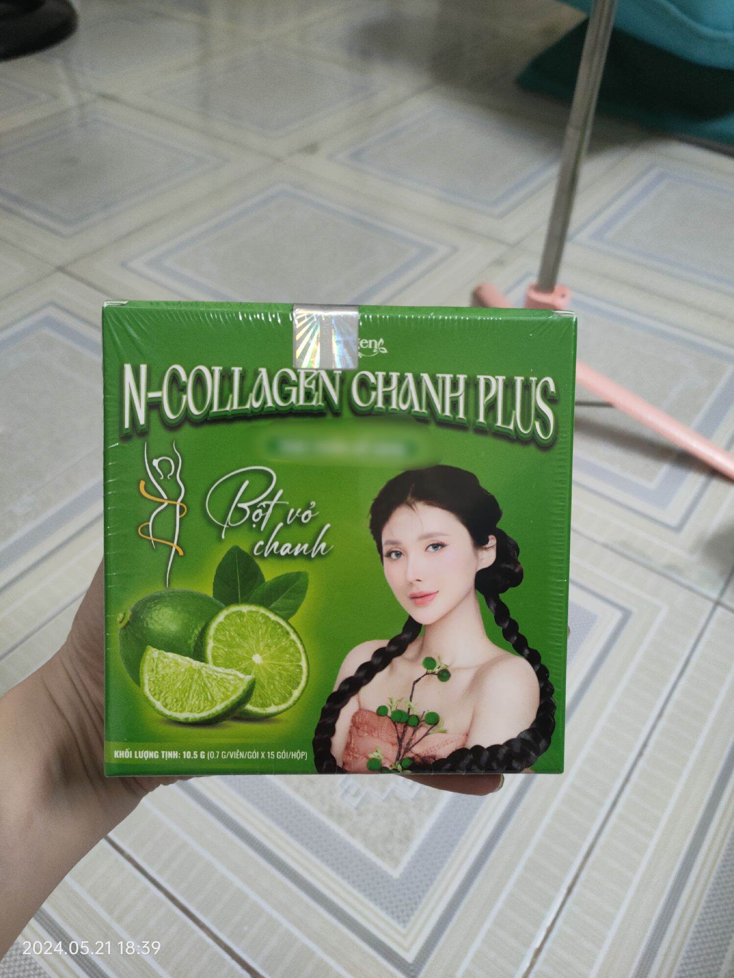 giảm cân detox chanh phiên bản mới (hộp 15 viên chanh)