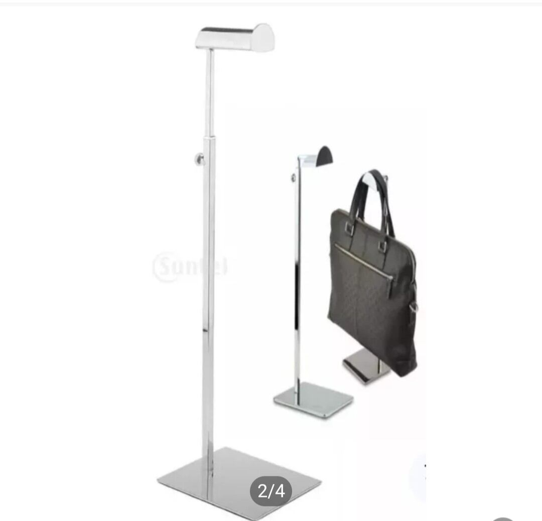 Cây inox trưng bày túi xách inox điều chỉnh cao thấp