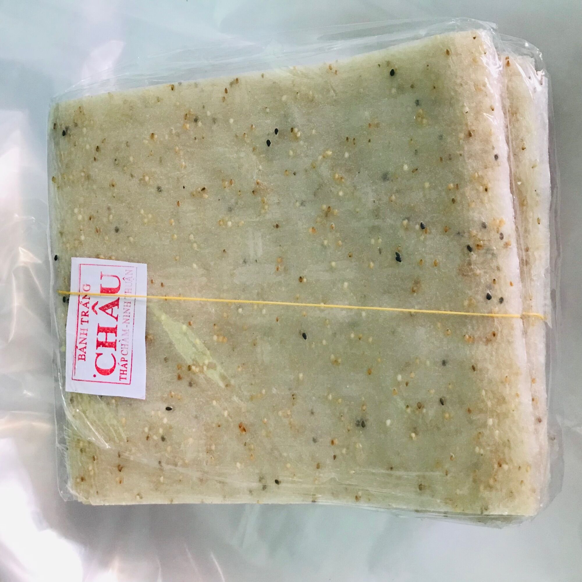 [100 cái] Bánh tráng mè trắng rang Phan Rang (hơn 2kg)
