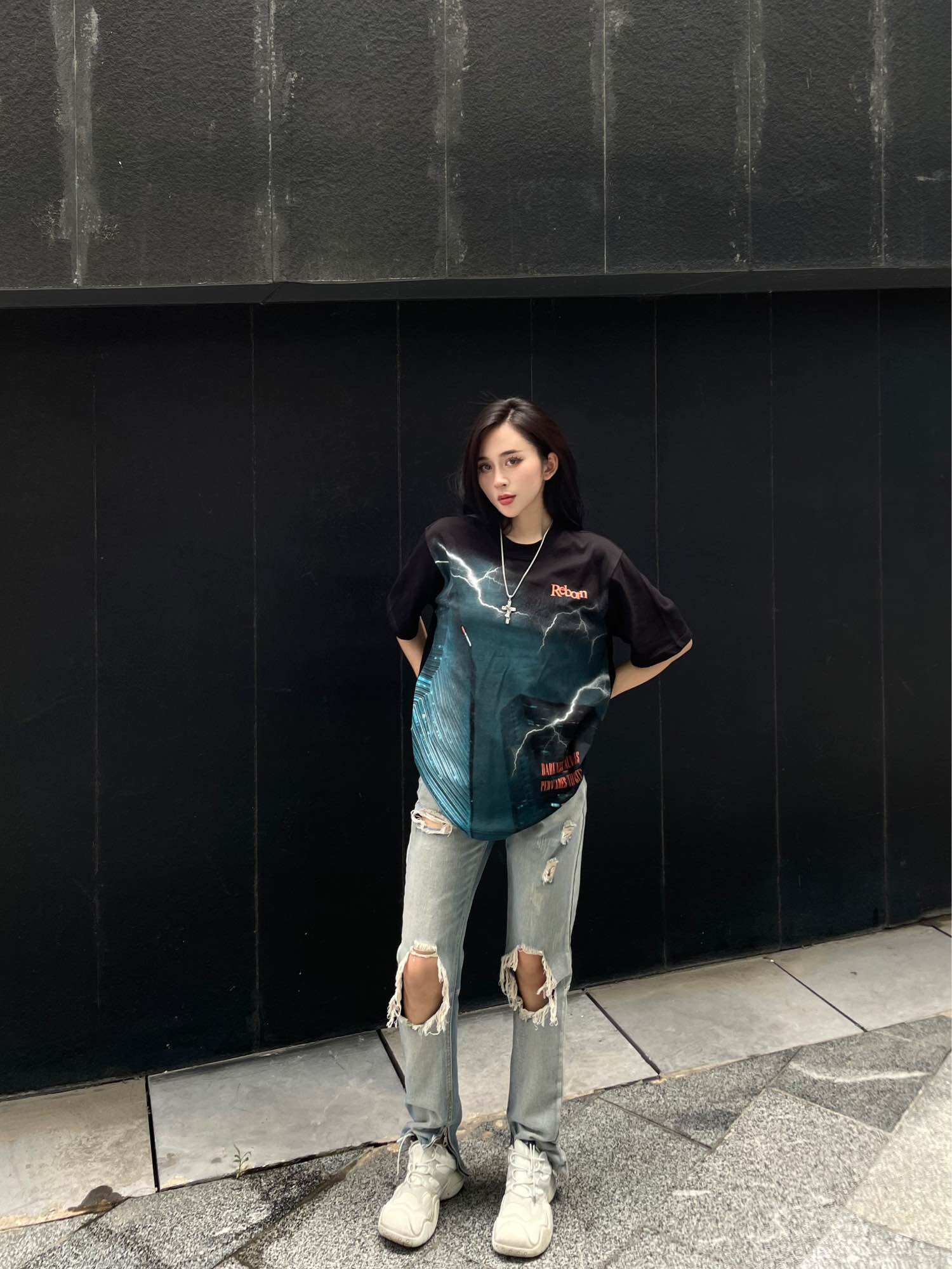 ÁO THUN CITY MIDNIGHT TEE 100% COTTON