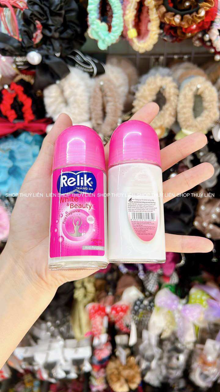 Lăn khử mùi relik trắng da size lớn 50ml