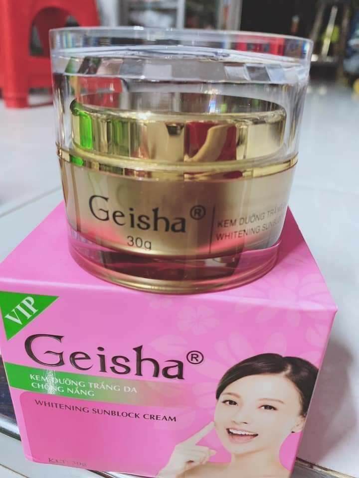 Kem geisha dưỡng trắng da chống nắng 30g