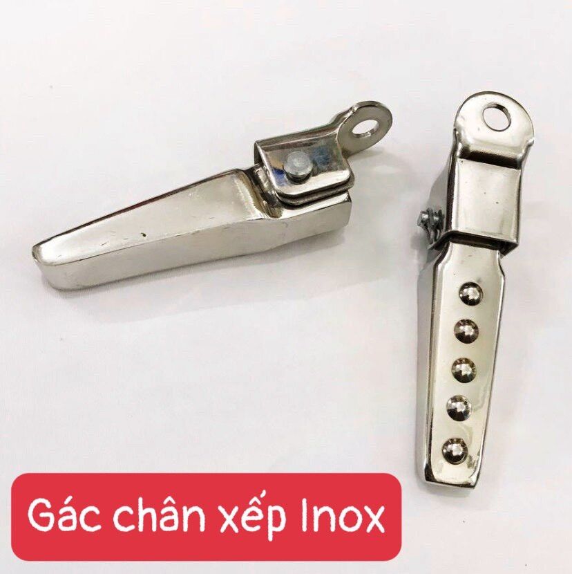 GÁC CHÂN SAU CUB 125 , CD, CUB 81 INOX