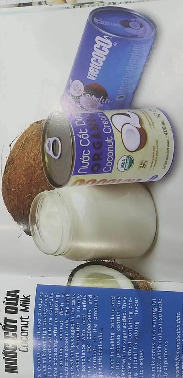 Nước cốt dừa Organic 400ml