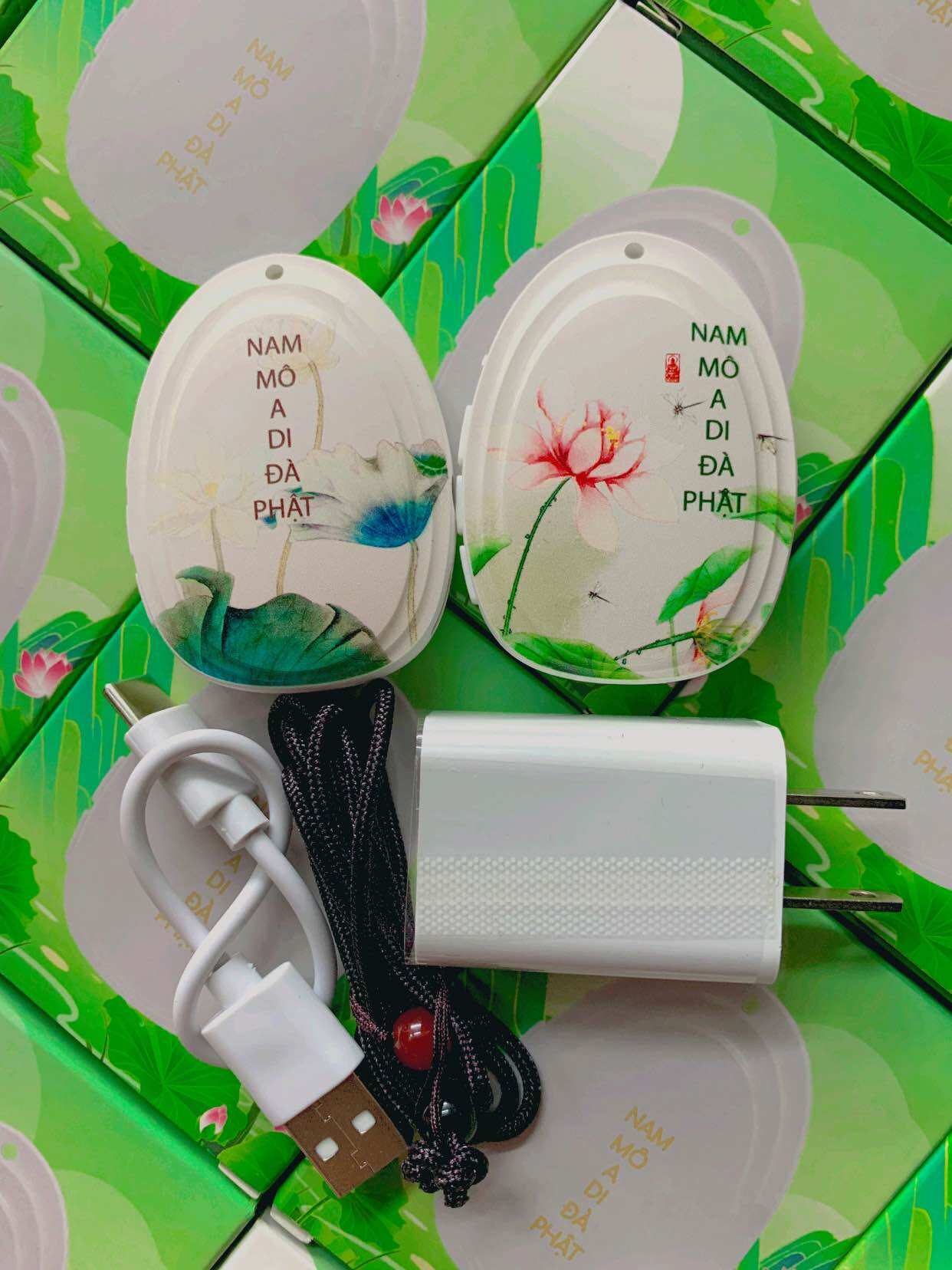 MÁY NIỆM PHẬT HOA SEN CÁT TƯỜNG BÌNH AN