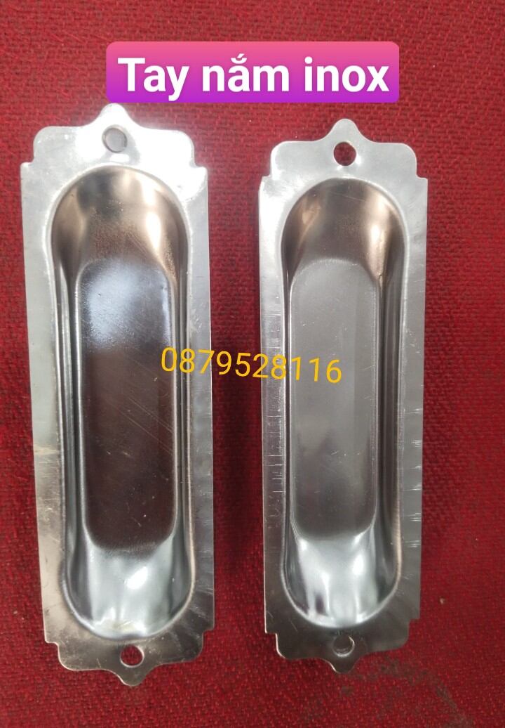 Tay nắm âm cửa tủ, cửa kéo đài loan, tay nắm cửa lùa inox, phụ kiện cửa tủ, tay nắm