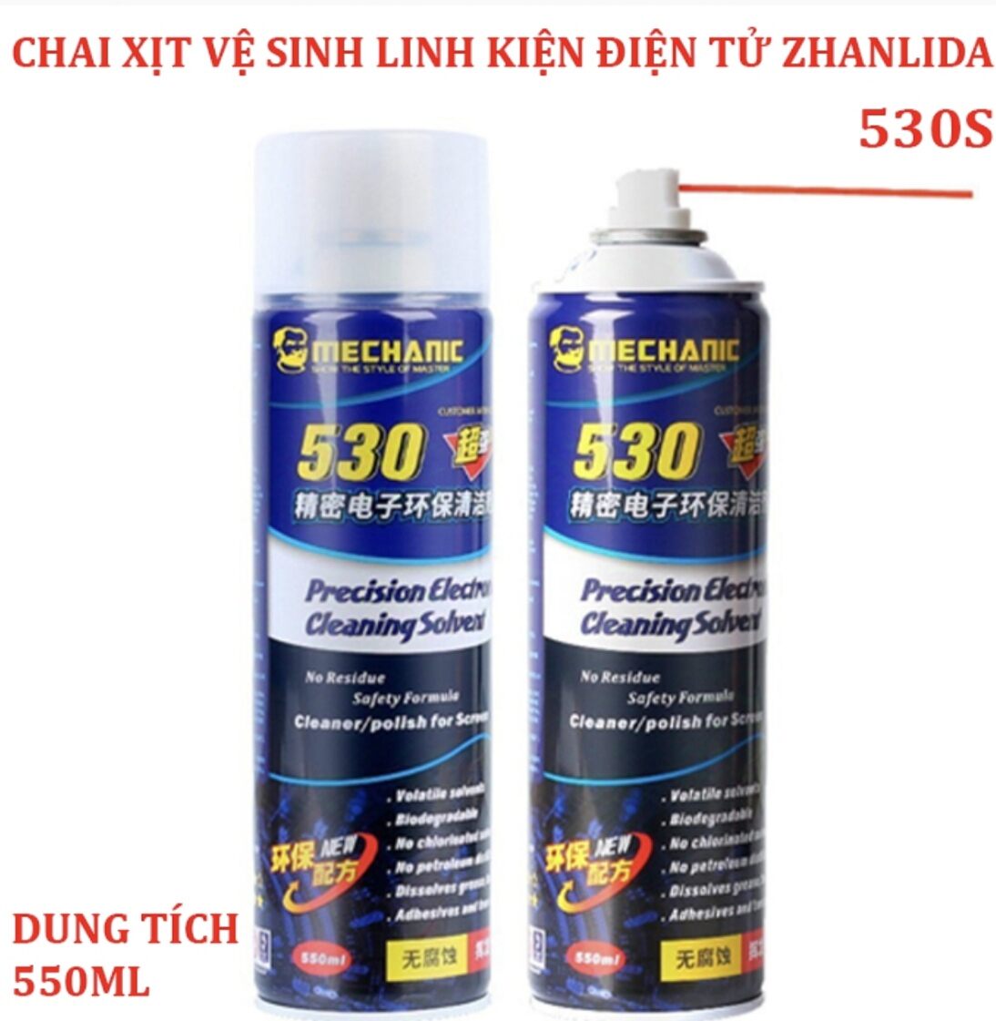 Chai Xịt Vệ Sinh Làm Sạch Bo Mạch Điện Màn Hình Điện Tử Falcon M530