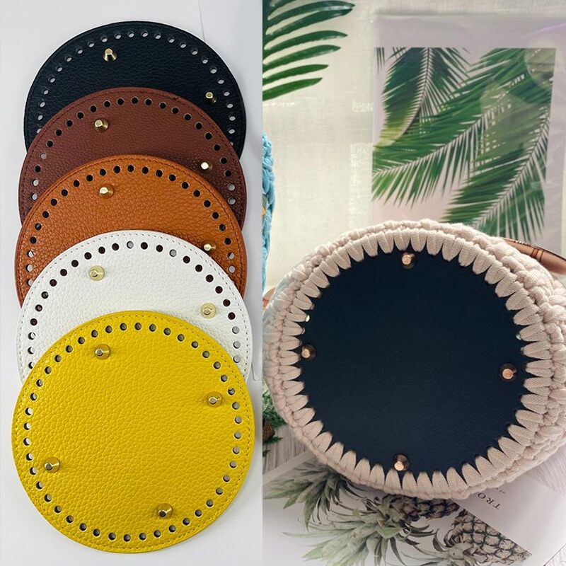 ĐẾ DA PU TRÒN SIZE 15CM