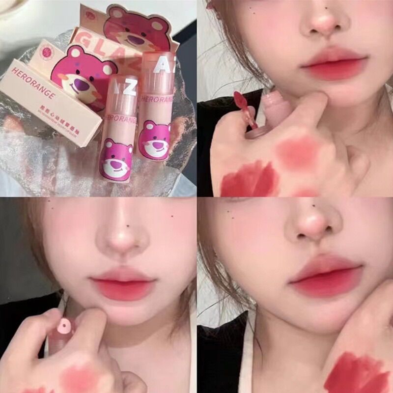 SON HERORANGE GẤU HỒNG CUTE