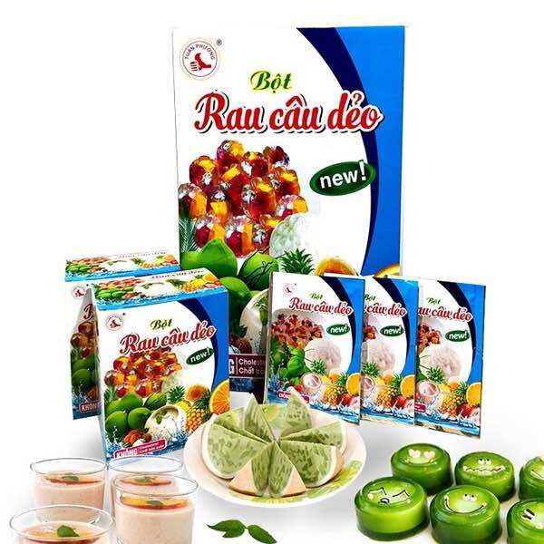 Bột Rau Câu Con Cá Dẻo Tuấn Phương 10 Gram
