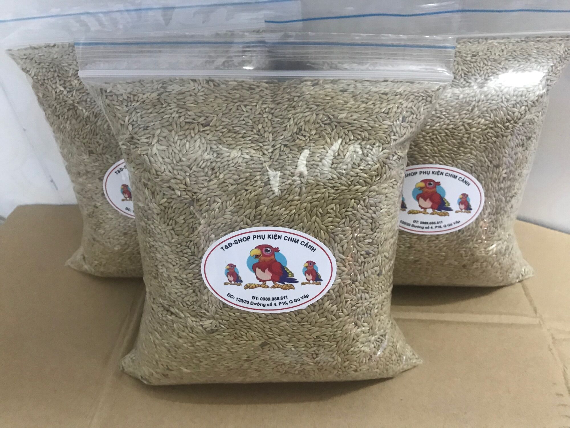 Hạt láng dài gói 1kg - thức ăn cho chim cảnh yến phụngyến hótlovebirdcockatielmanh manhsắc nhật…