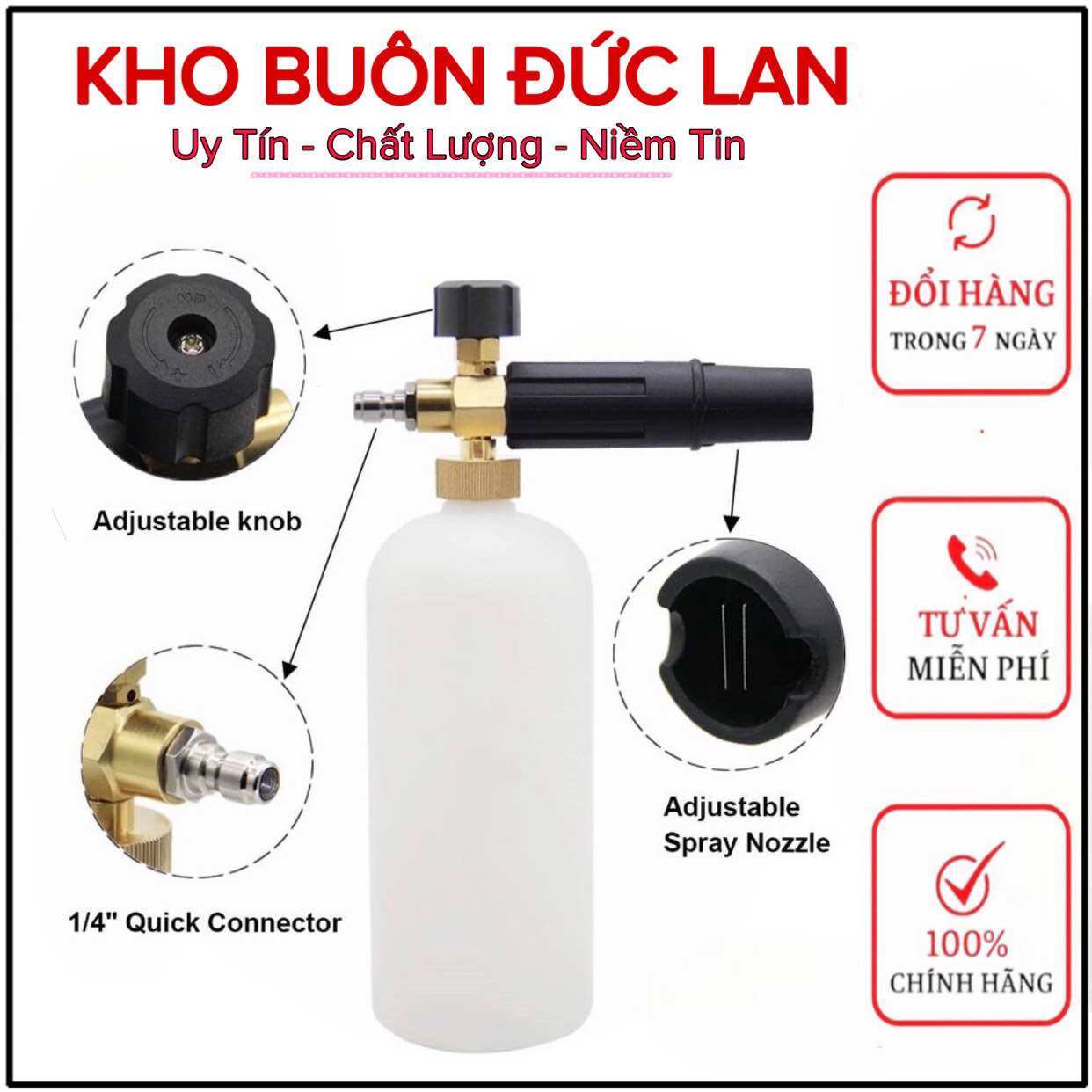 Bình phun tạo bọt tuyết 1 lít