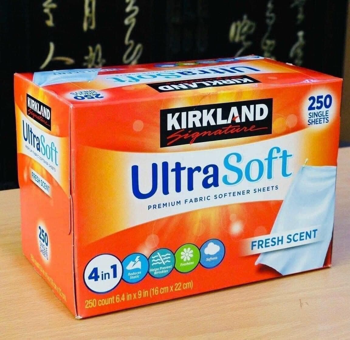 Giấy thơm quần áo kirkland 250 tờ