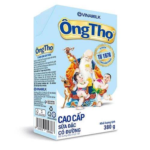 COMBO 6 HỘP  SỮA ĐẶC CÓ ĐƯỜNG ÔNG THỌ CHỮ XANH – HG 380G
