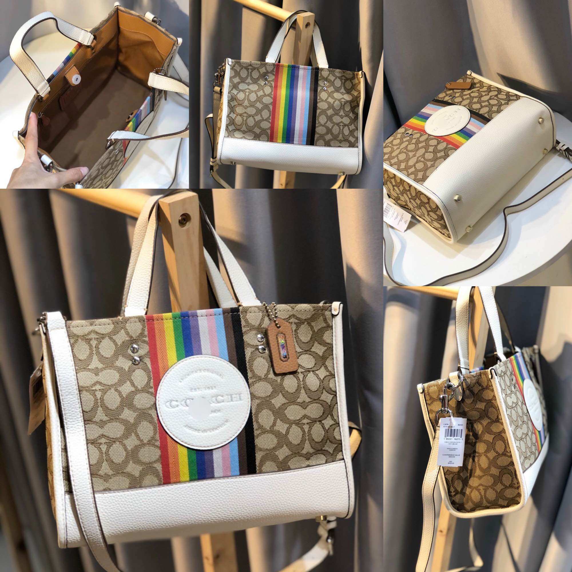 Túi C0ach Dempsey Tote 30 nữ tính
