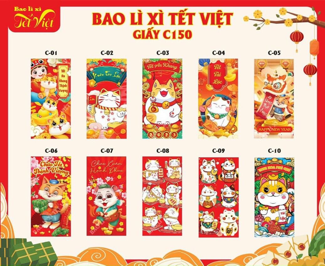10bao lì xì Tết