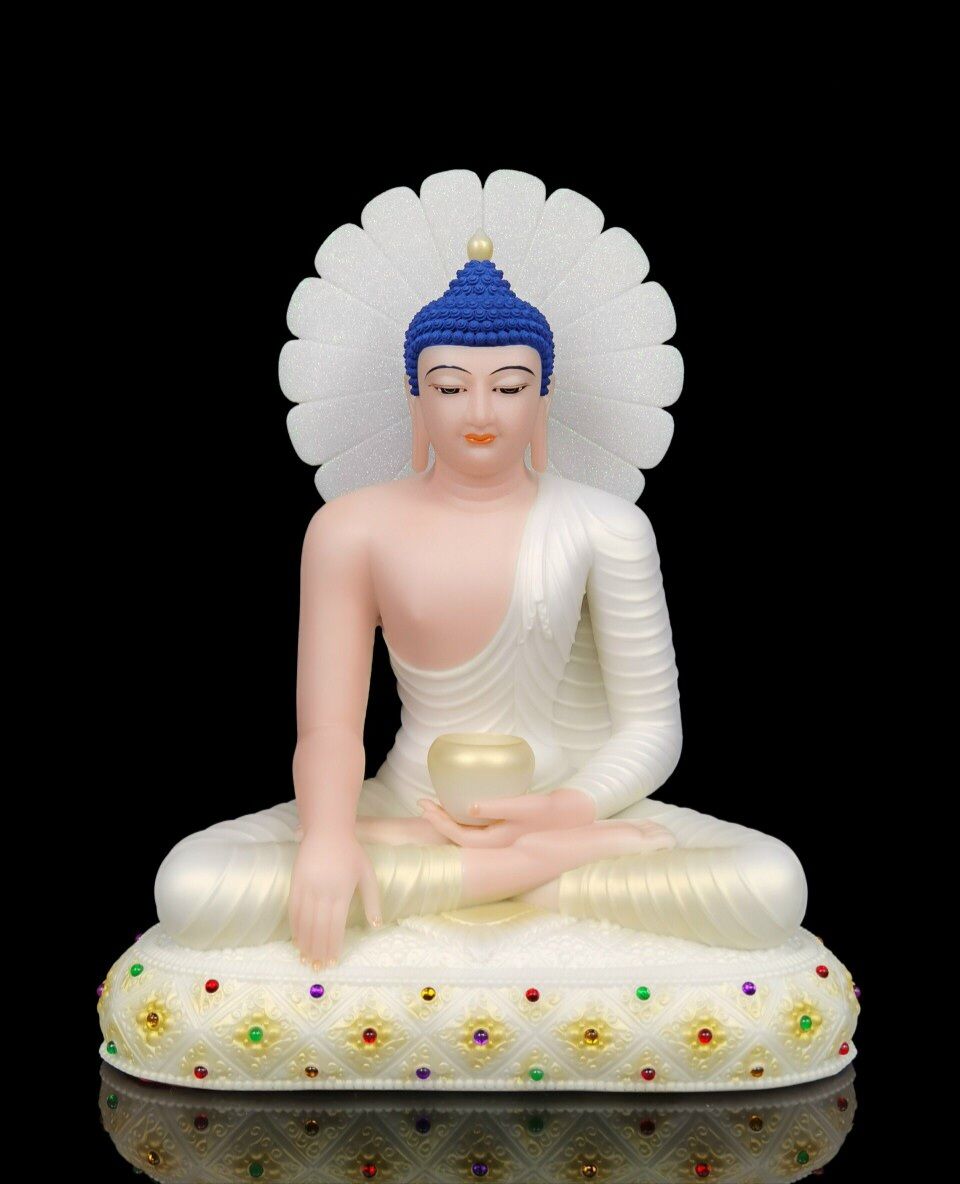 Tượng phật thích ca - cao 40cm - 50cm - chất liệu đá - hàng nhập đài loan