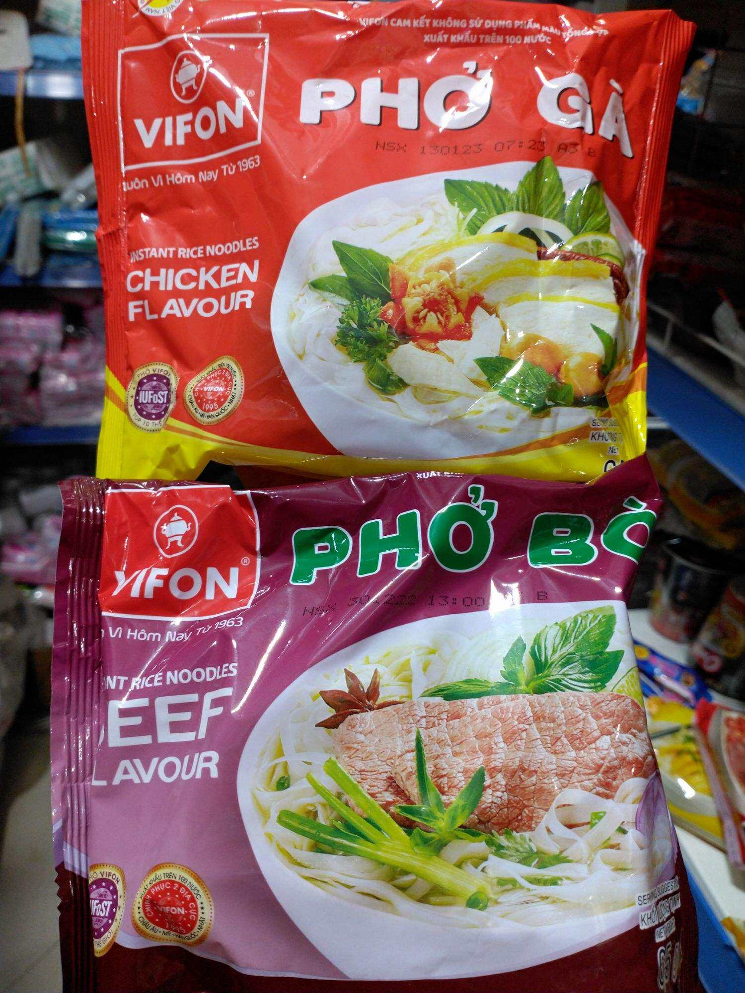 Phở ăn liền Vifon bò/gà gói 65g