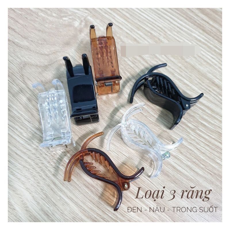Set 6 kẹp càng cua 3 răng_5 răng basic
