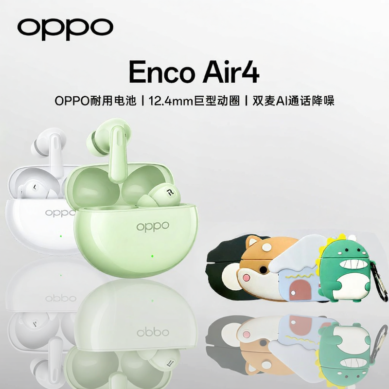 Tai Nghe Bluetooth Không Dây Enco Air4 Hủy Tiếng Ồn 12.4mm Driver 40H Thời Lượng Pin Giảm Tiếng Ồn AI Call Chống Nước Thể Thao Nhẹ Nhàng