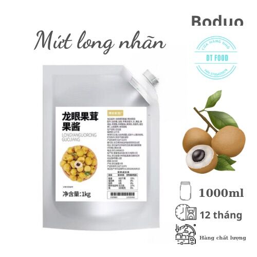 Mứt nhãn Boduo túi 1kg