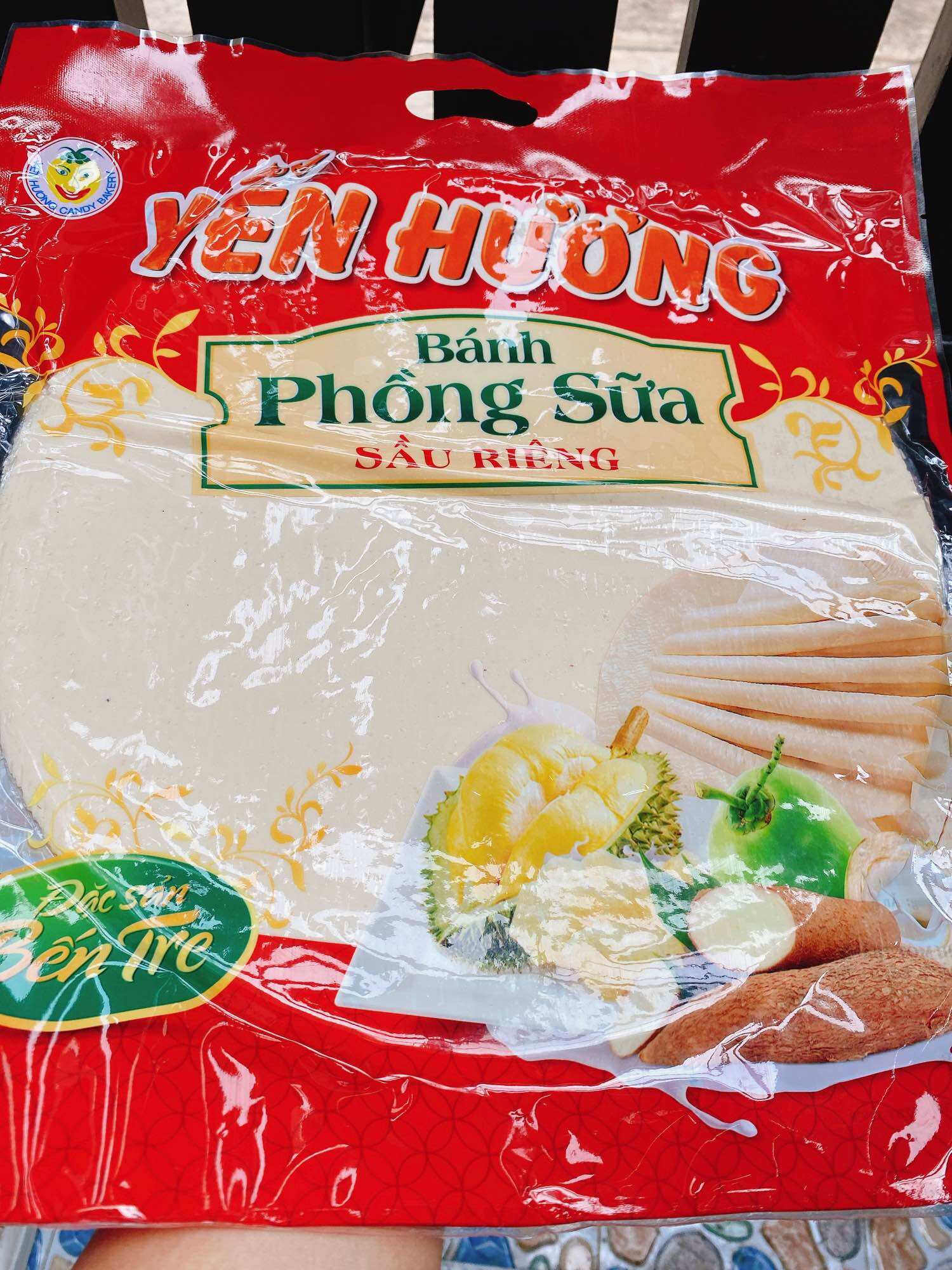 Bánh phồng sữa bánh ăn liền - Đặc sản Bến Tre