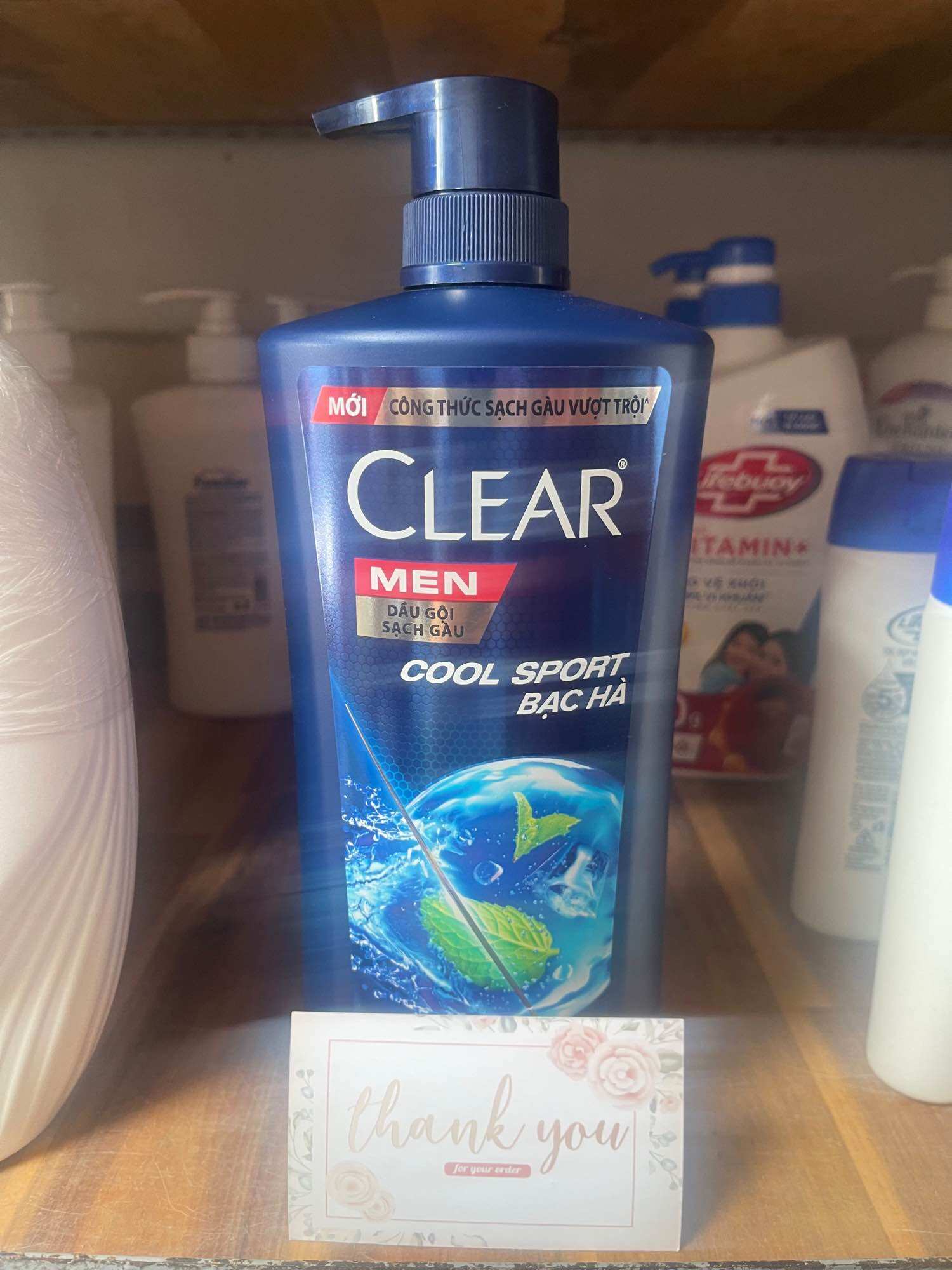  Dầu gội đầu Clear men cool sport bạc hà 900g giá mới 