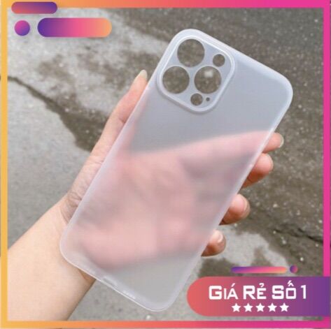 Ốp lưng nhựa siêu mỏng i.phone 13, 13 Pro, 13 Pro Max