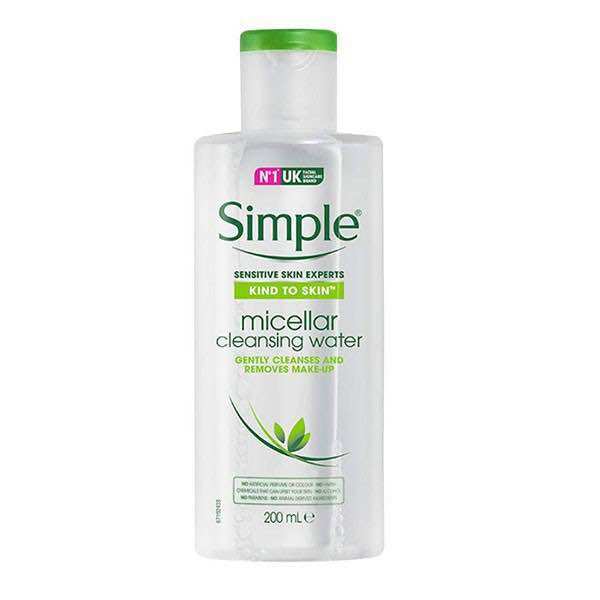 (Mua 3 tang 1)Nước Tẩy Trang Simple Micellar Cleansing Water 200ml