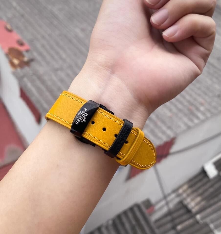 Dây da apblewatch( dây da khâu tay hàng xịn)