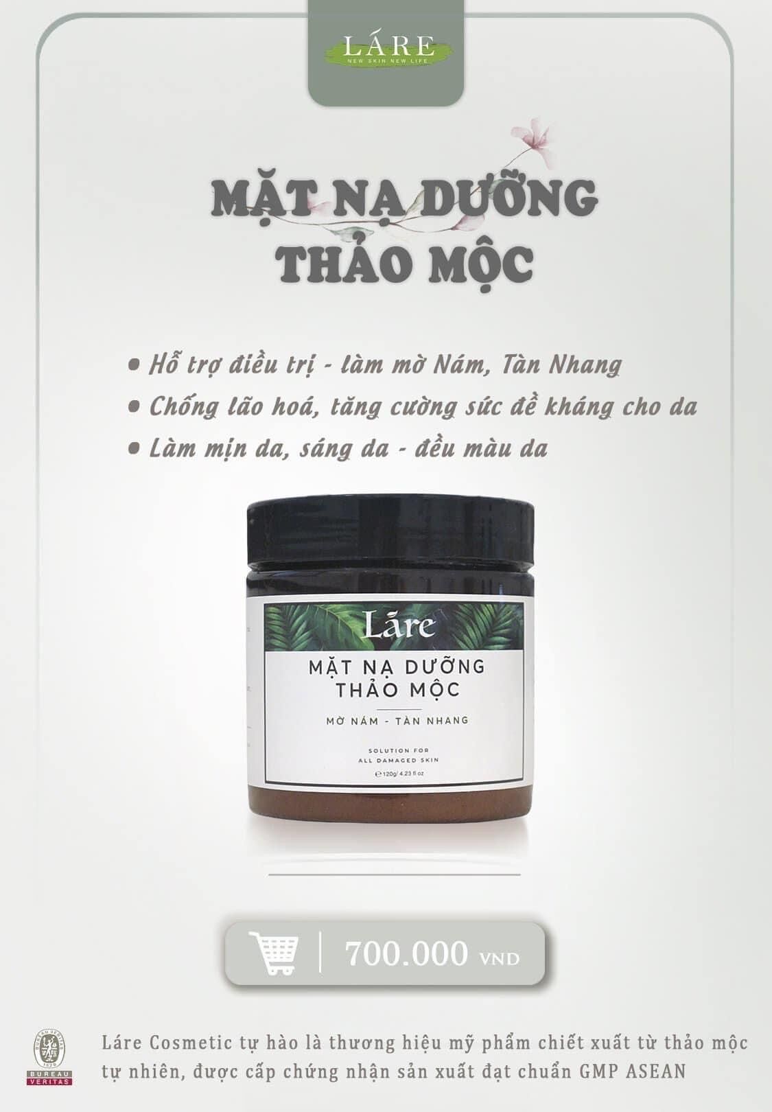 Mặt nạ thảo mộc Lá re - Thanh Dược