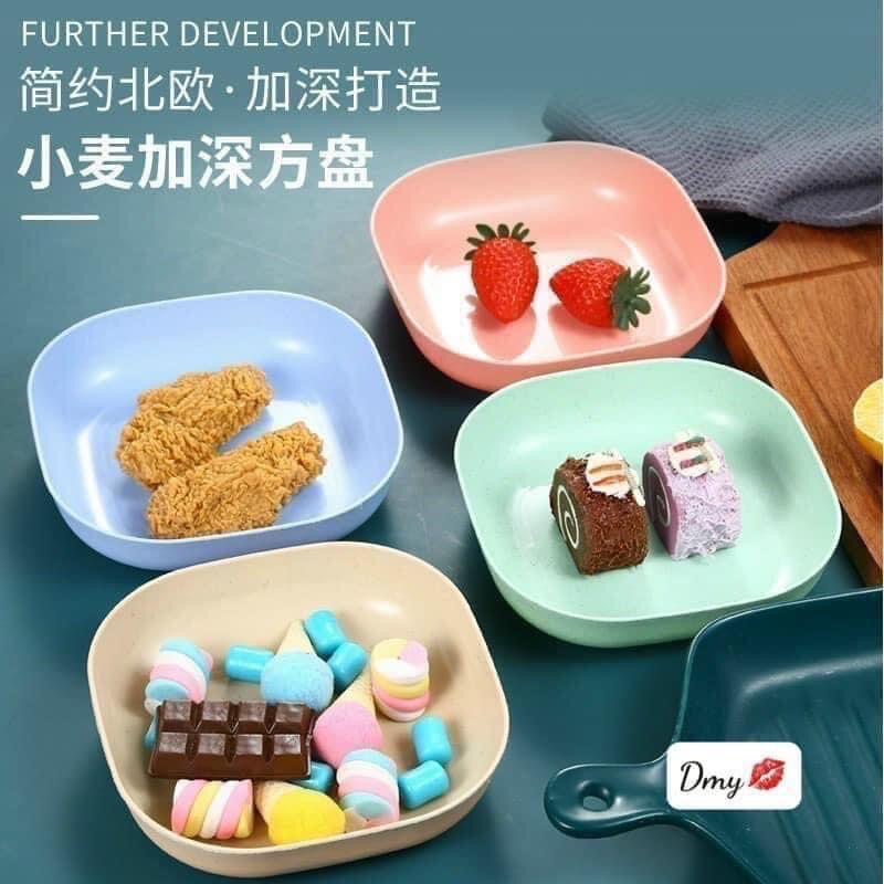 Sét 8 đĩa nhựa lúa mạch